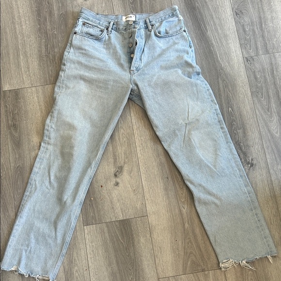 Agolde Light Wash Denim Jeans - Picture 1 of 7